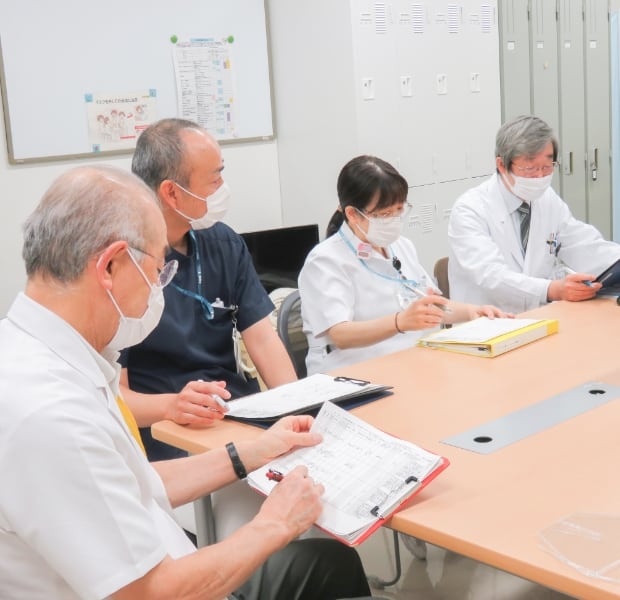 チームカンファレンスの様子